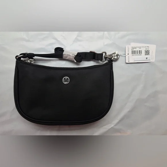 Lululemon City Essentials Mini Shoulder Bag Black New - Picture 1 of 3